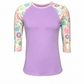 ILTEX Apparel Adult Clothing Easter Lavender Bunny Top