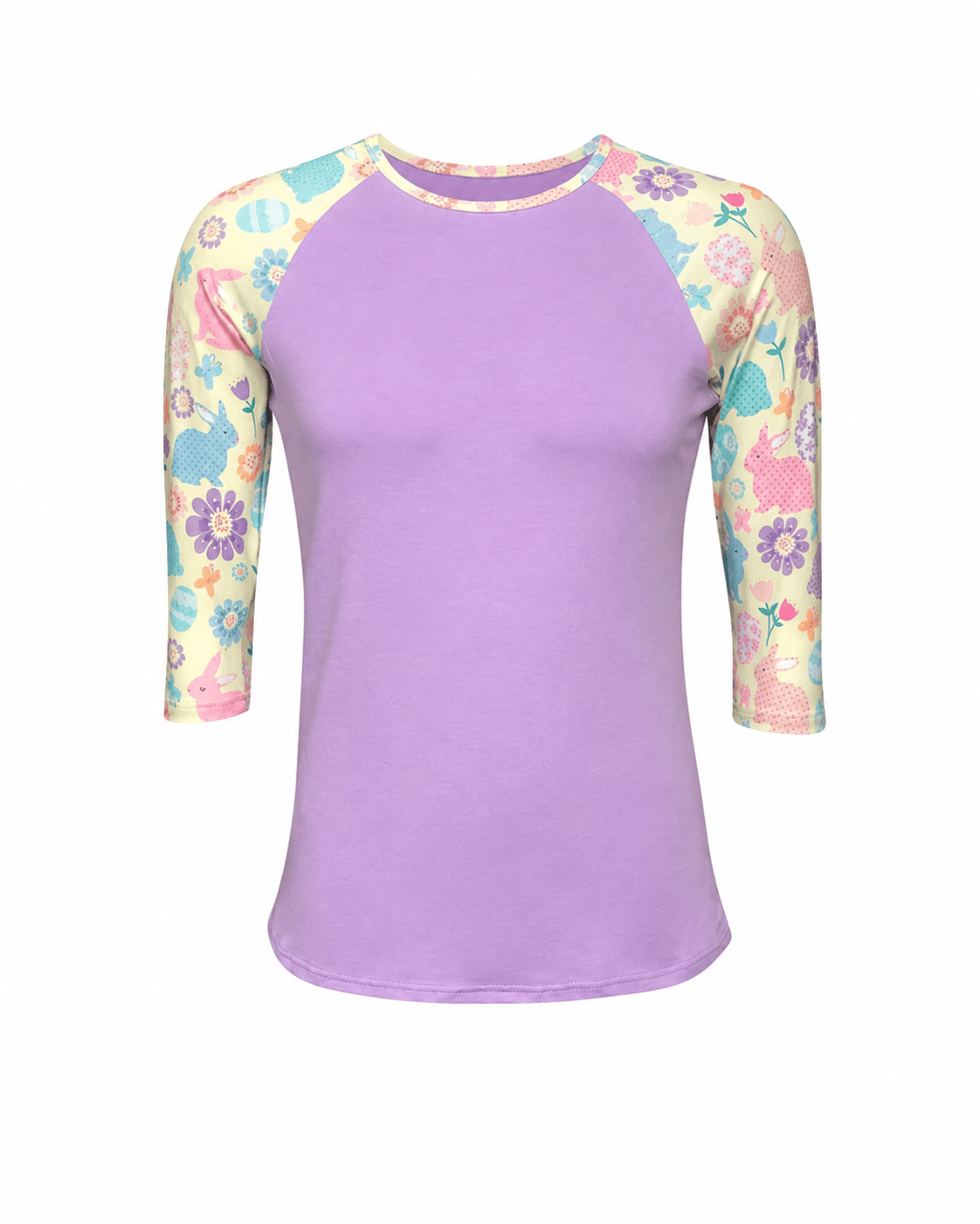 ILTEX Apparel Adult Clothing Easter Lavender Bunny Top