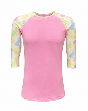 ILTEX Apparel Adult Clothing Easter Pink Bunny Top