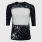 ILTEX Apparel Adult Clothing FAUX Bleached Raglan Tee - Adult