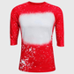 ILTEX Apparel Adult Clothing FAUX Bleached Raglan Tee - Adult