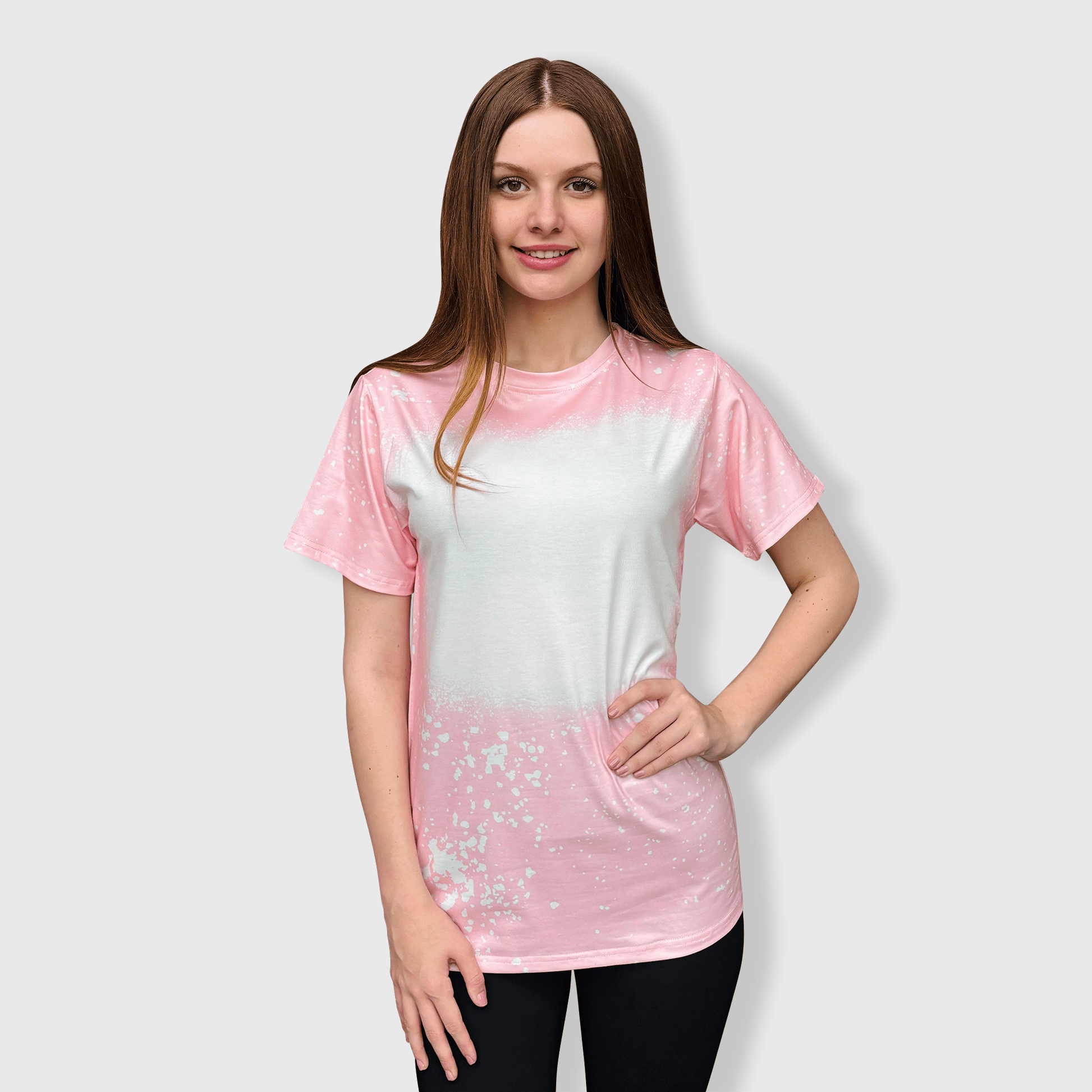 ILTEX Apparel Adult Clothing FAUX Bleached Tees - Adult