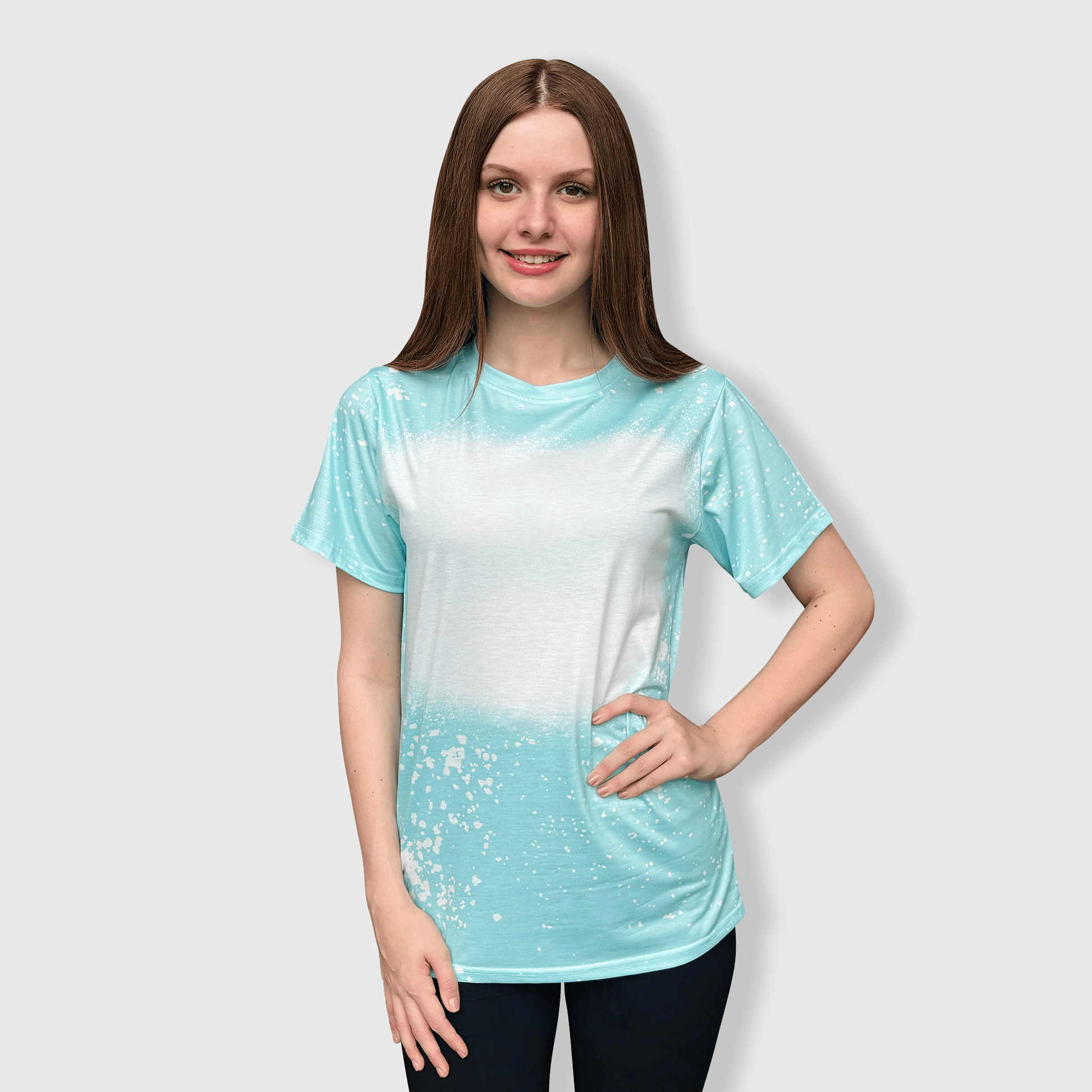 ILTEX Apparel Adult Clothing FAUX Bleached Tees - Adult