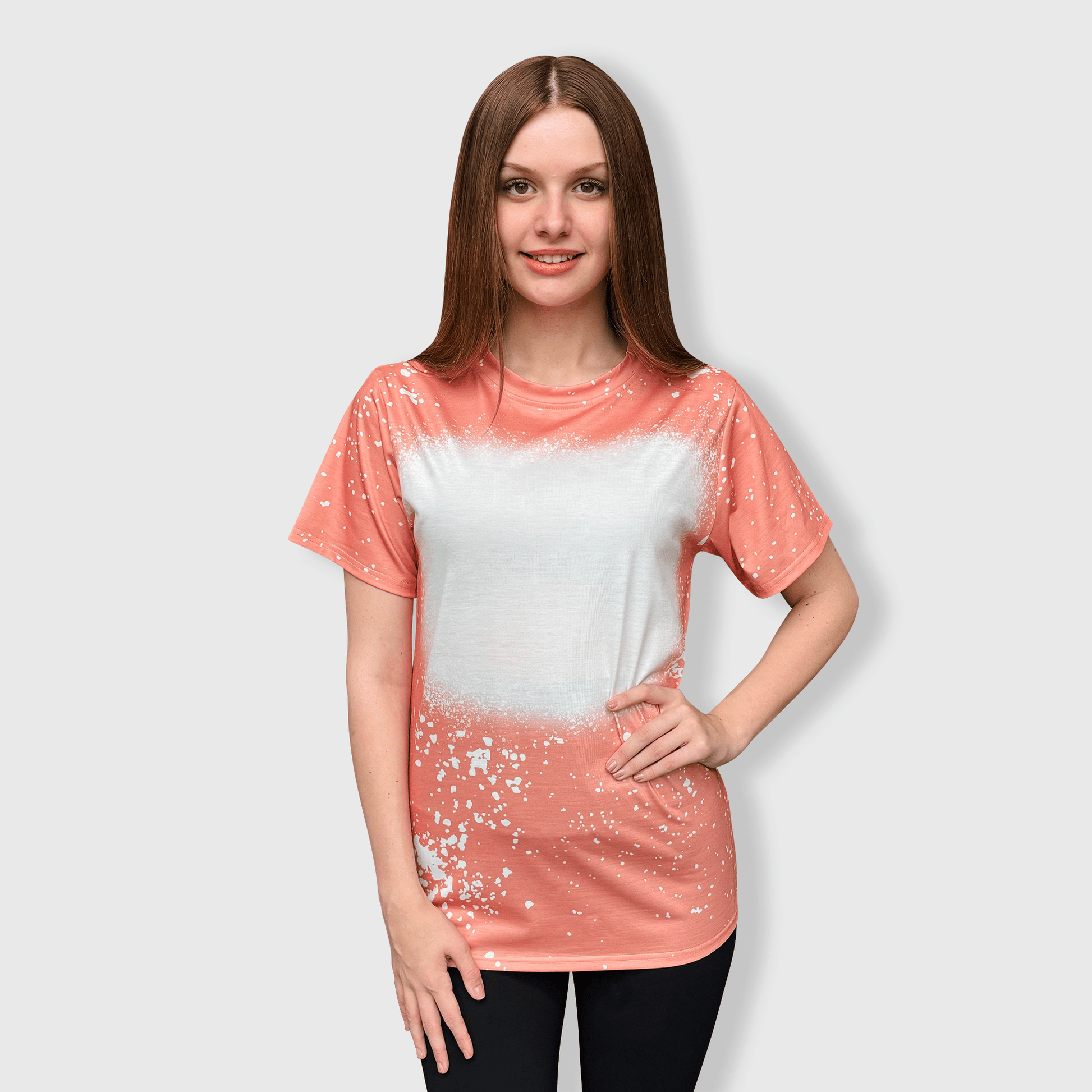 ILTEX Apparel Adult Clothing FAUX Bleached Tees - Adult