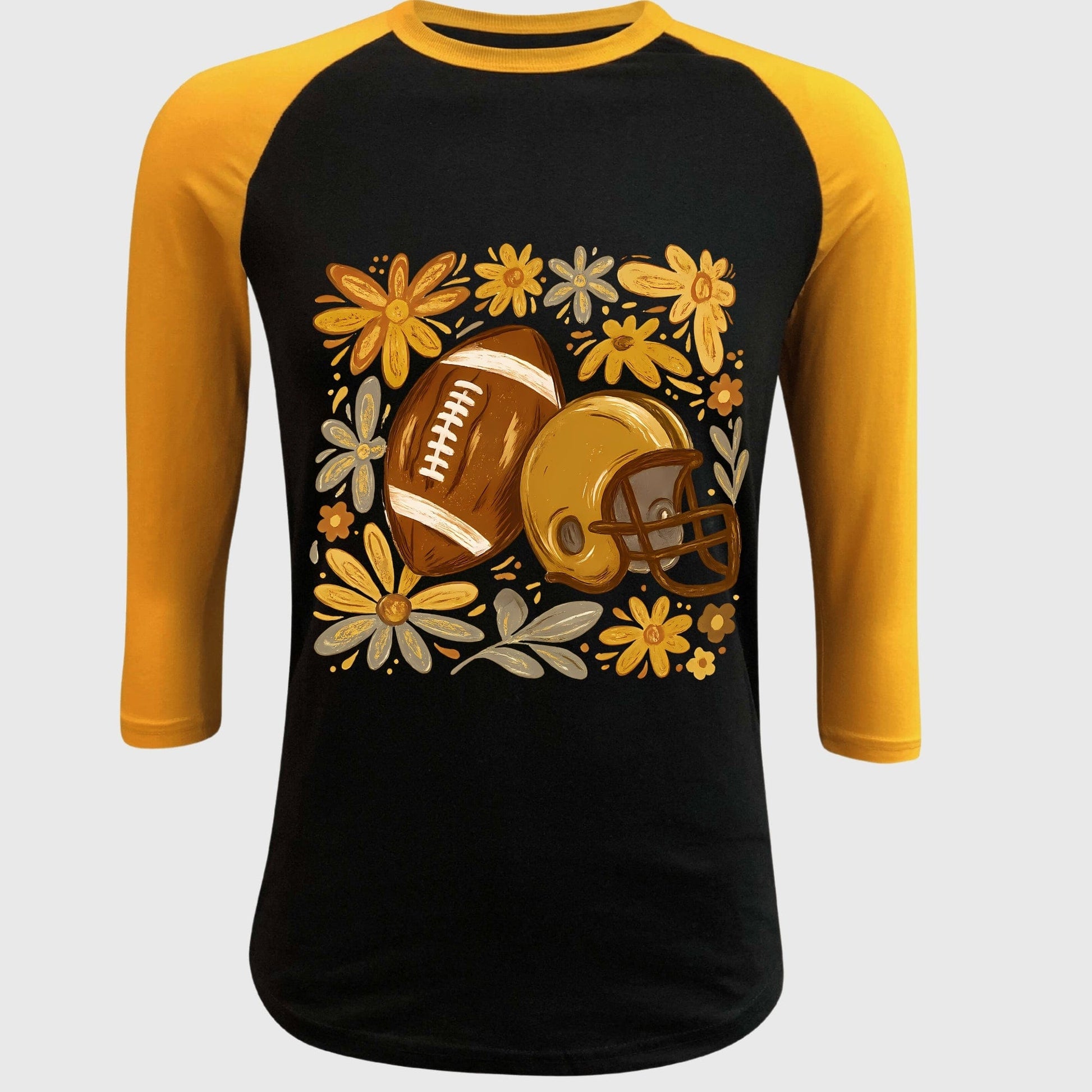 ILTEX Apparel Adult Clothing Floral Gridiron Tee