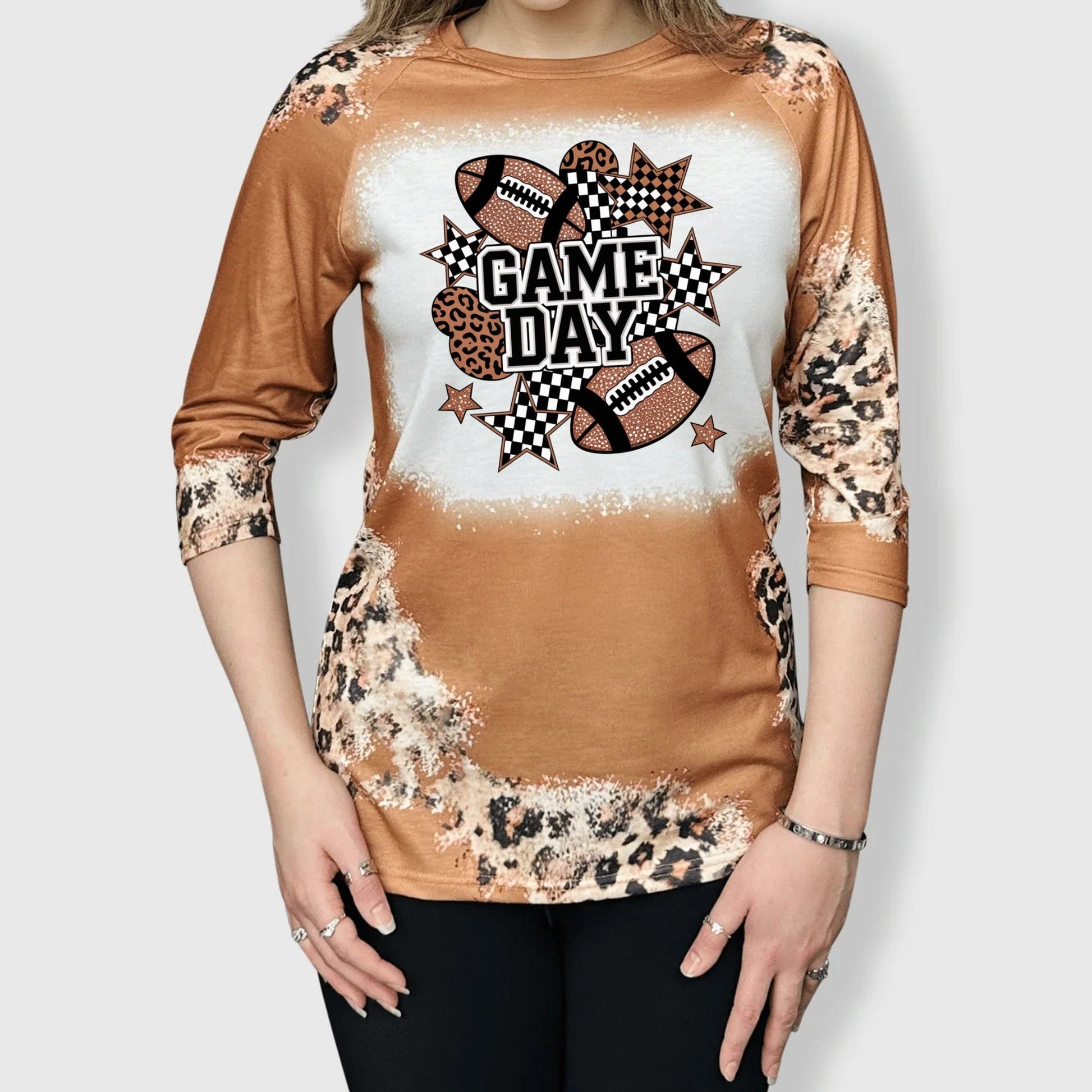 ILTEX Apparel Adult Clothing Game Day Cheetah Tee