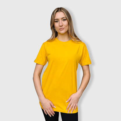 ILTEX Apparel Adult Clothing Gold / Small 100% Cotton Unisex Short Sleeve Tees