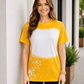 ILTEX Apparel Adult Clothing Gold / Small FAUX Bleached Tees - Adult