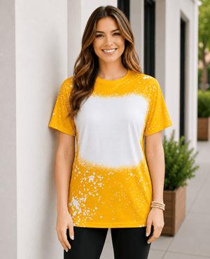 ILTEX Apparel Adult Clothing Gold / Small FAUX Bleached Tees - Adult