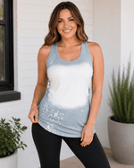 ILTEX Apparel Adult Clothing Gray / Small Faux Bleached Tank Top - Adult