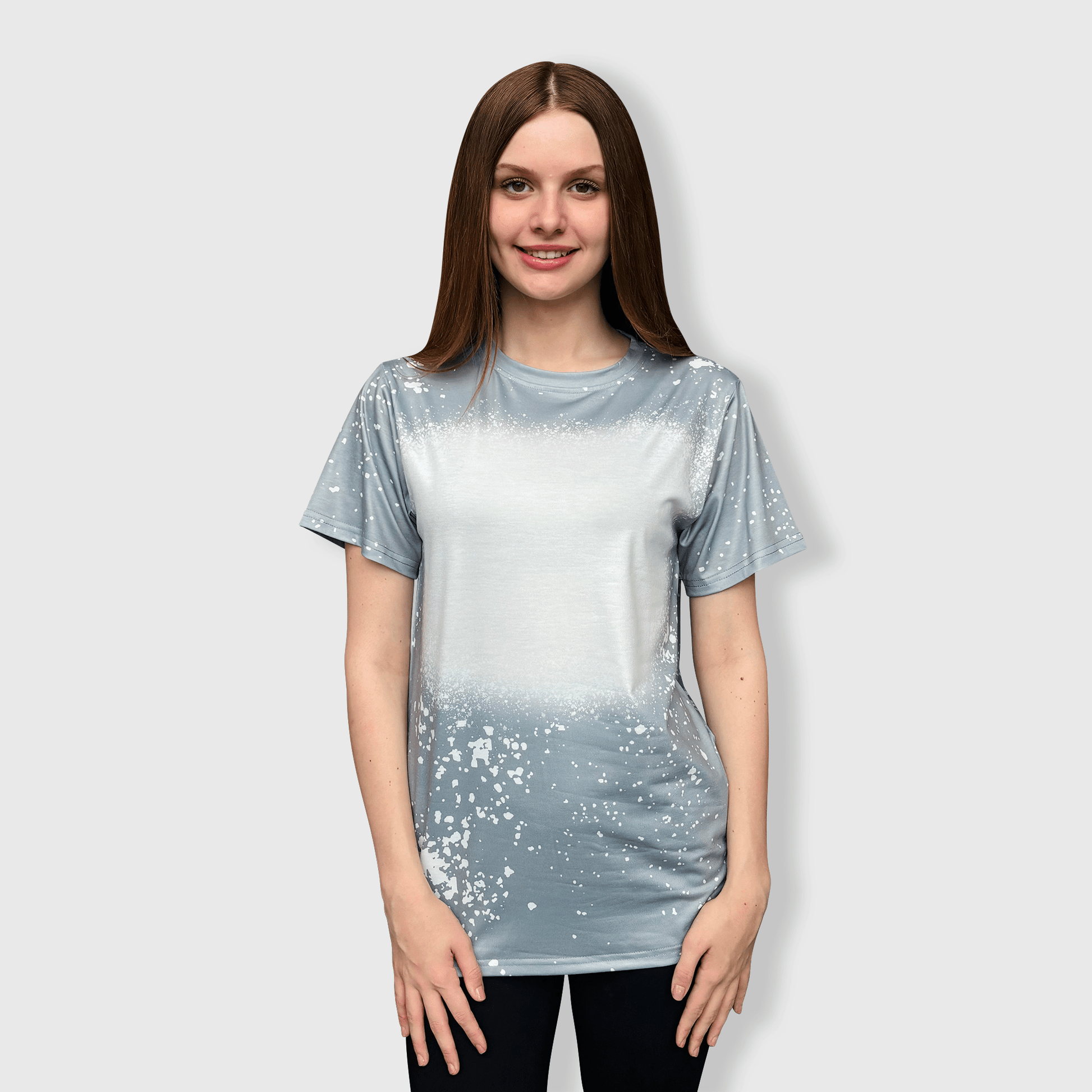 ILTEX Apparel Adult Clothing Gray / Small FAUX Bleached Tees - Adult