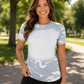 ILTEX Apparel Adult Clothing Gray / Small Scrunched Faux Bleached Tees
