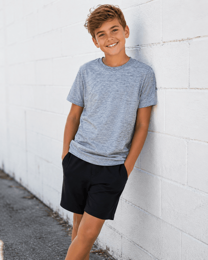 ILTEX Apparel Adult Clothing Gray / Y-Small 100% Polyester Cotton Feel Tees (Colors) - Youth