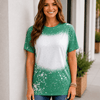 FAUX Bleached Tees - Adult - Green
