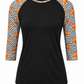 ILTEX Apparel Adult Clothing Halloween Pumpkin Sunflower Cheetah Top