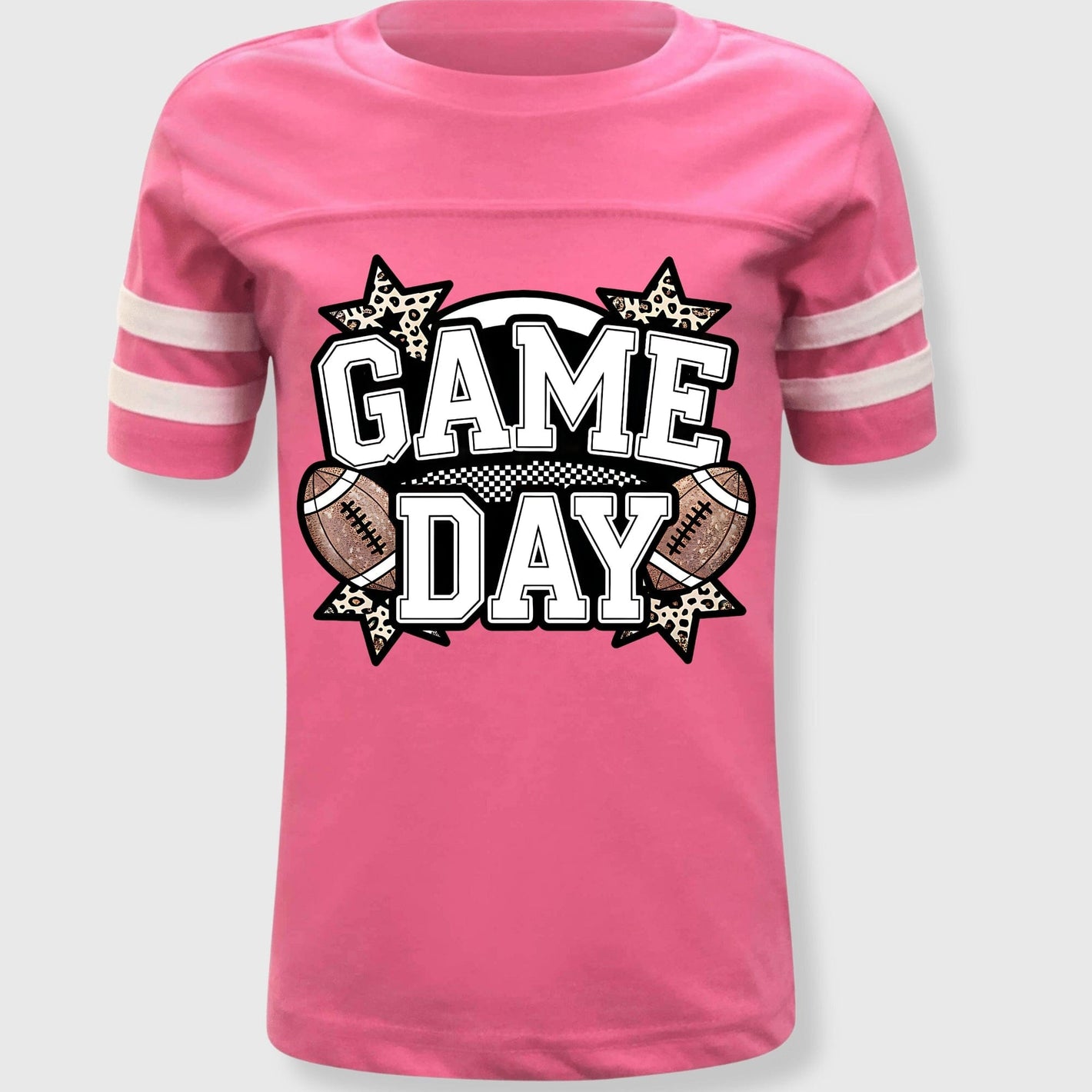 ILTEX Apparel Adult Clothing Just a Girl Who Loves Football – Pink Tee