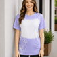 ILTEX Apparel Adult Clothing Lavender / Small FAUX Bleached Tees - Adult