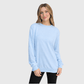 ILTEX Apparel Adult Clothing Light Blue / Small 100% Polyester Sweatshirt Cotton-Feel