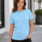 ILTEX Apparel Adult Clothing Light Blue / Small Adult Cotton-Feel Polyester Tee