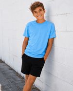 ILTEX Apparel Adult Clothing Light Blue / Y-Small 100% Polyester Cotton Feel Tees (Colors) - Youth