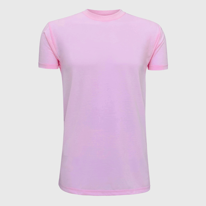 ILTEX Apparel Adult Clothing Light Pink / Small 100% Polyester Cotton Feel Tees (Colors)