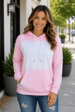 ILTEX Apparel Adult Clothing Light Pink / Small Faux Bleached Hoodie