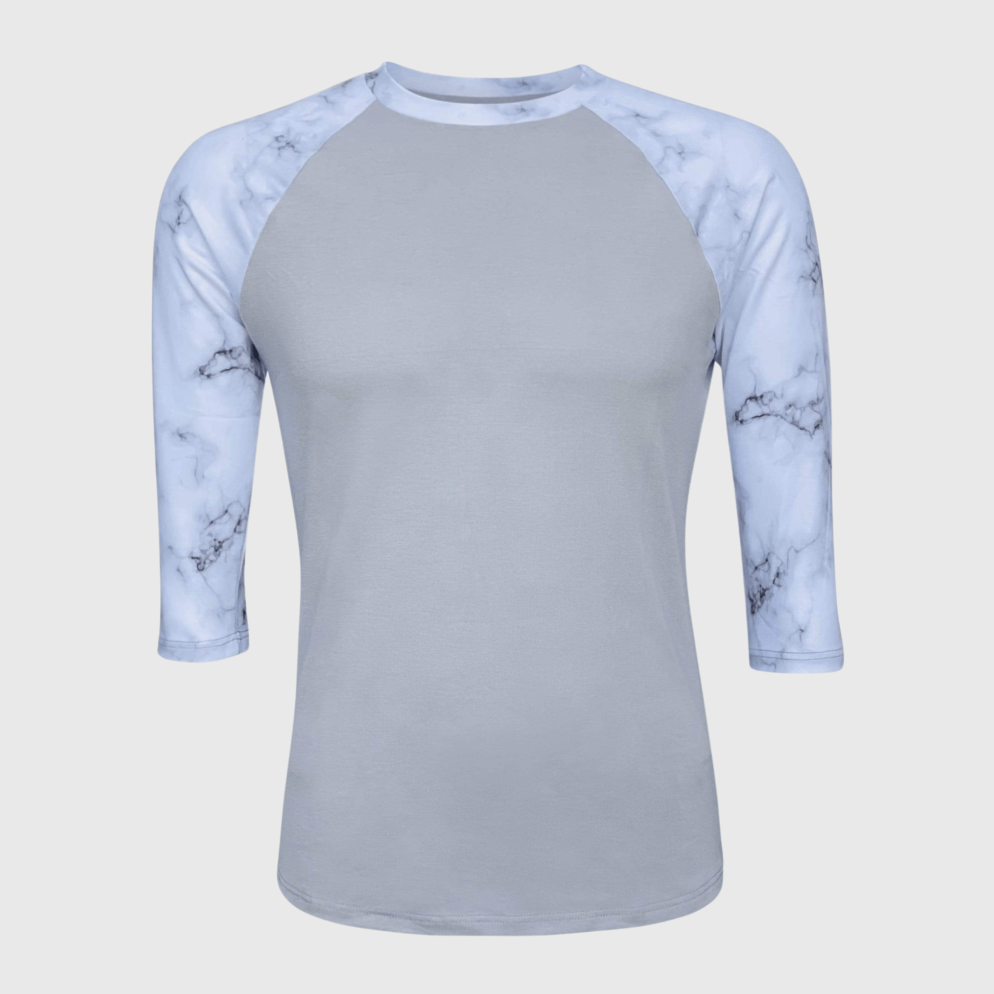 ILTEX Apparel Adult Clothing Marble Print Gray Polyester Top