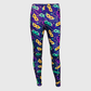 ILTEX Apparel Adult Clothing Mardi Gras Mask Purple Leggings