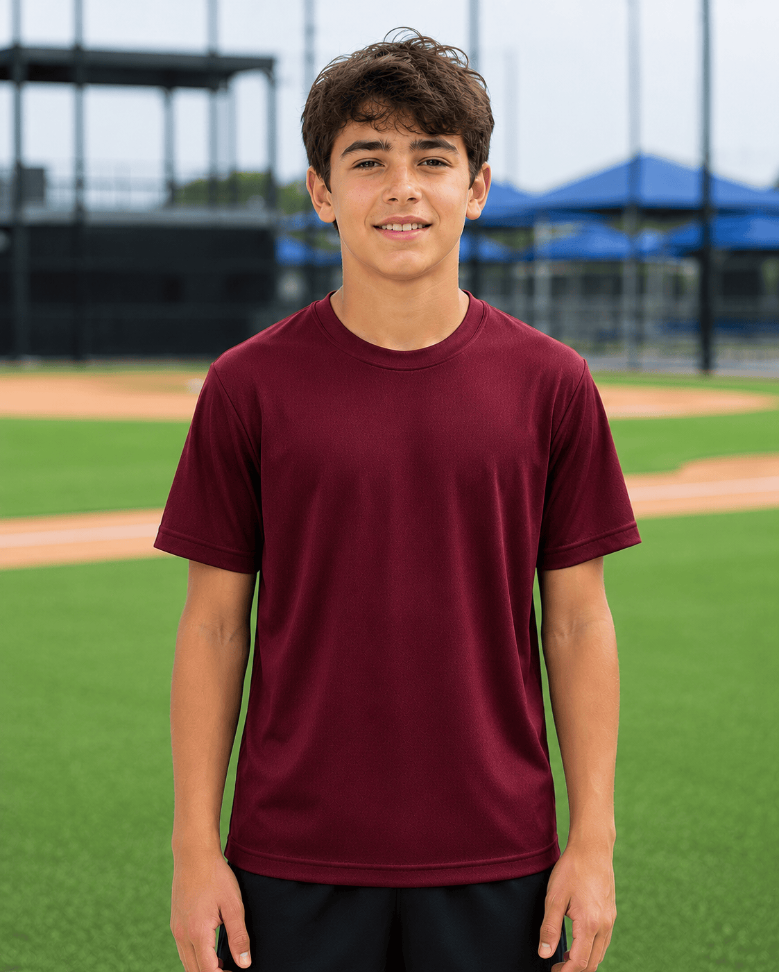 ILTEX Apparel Adult Clothing Maroon / Y-XSmall Youth Dri-Fit Performance Tee