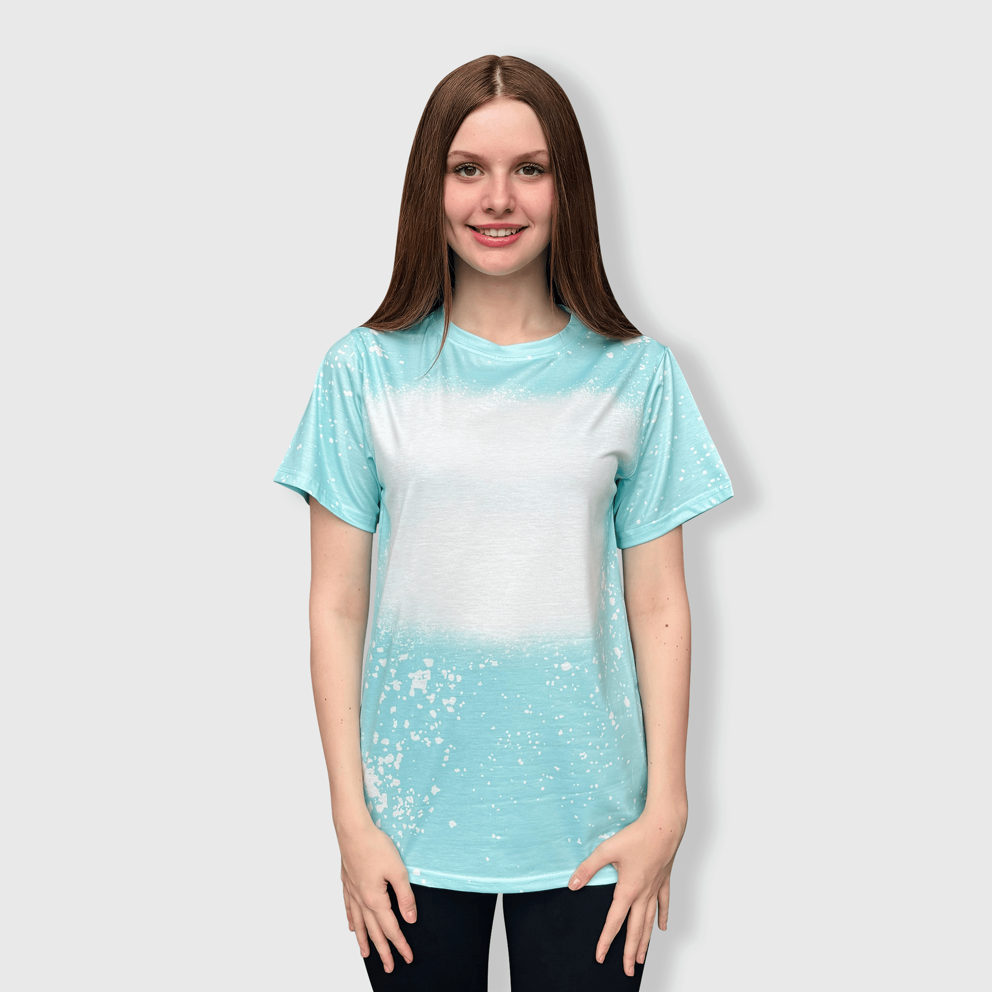 ILTEX Apparel Adult Clothing Mint / Small FAUX Bleached Tees - Adult