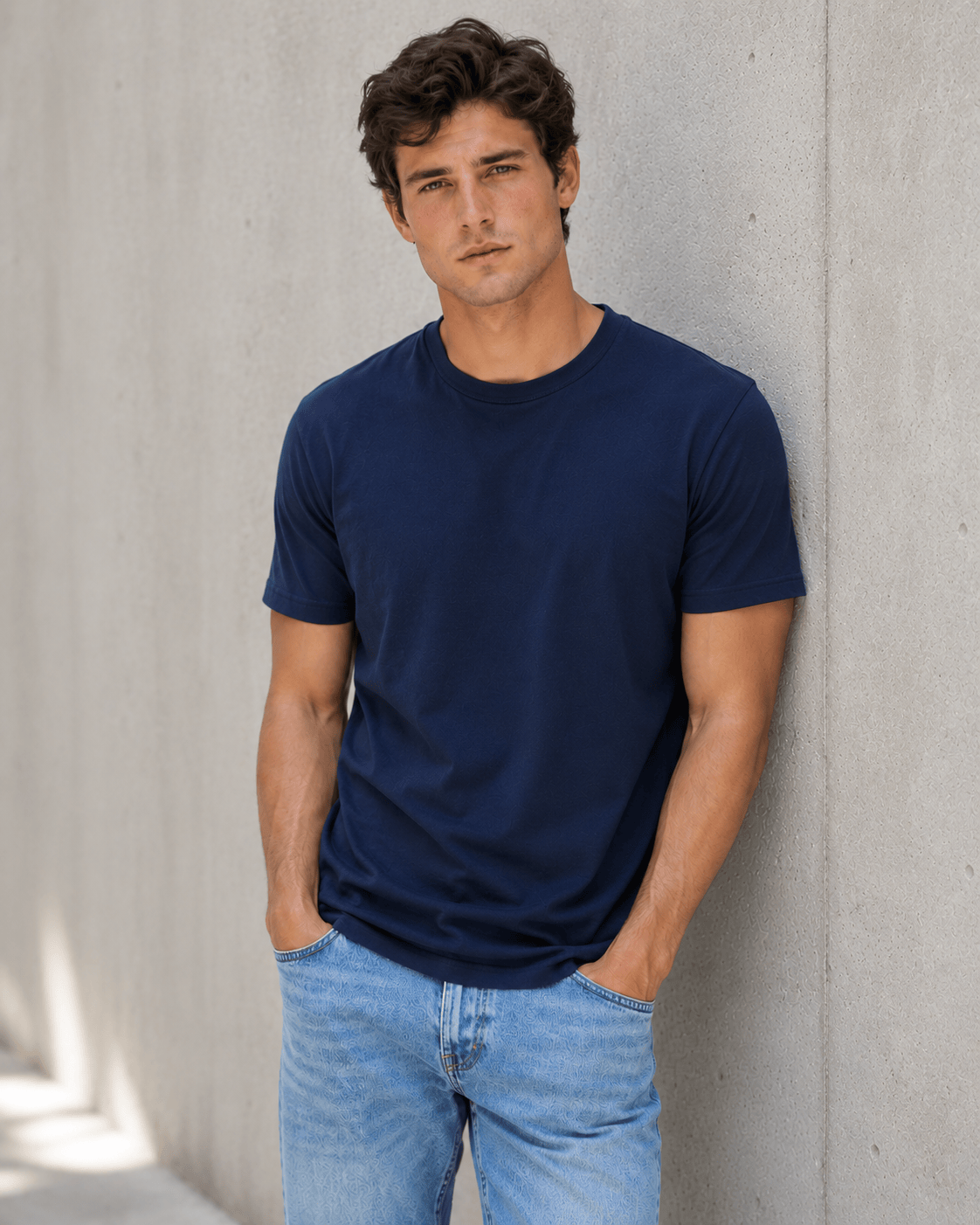 ILTEX Apparel Adult Clothing Navy / Small Adult Everyday Tee 100% Cotton | 501