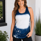 ILTEX Apparel Adult Clothing Navy / Small Faux Bleached Tank Top - Adult