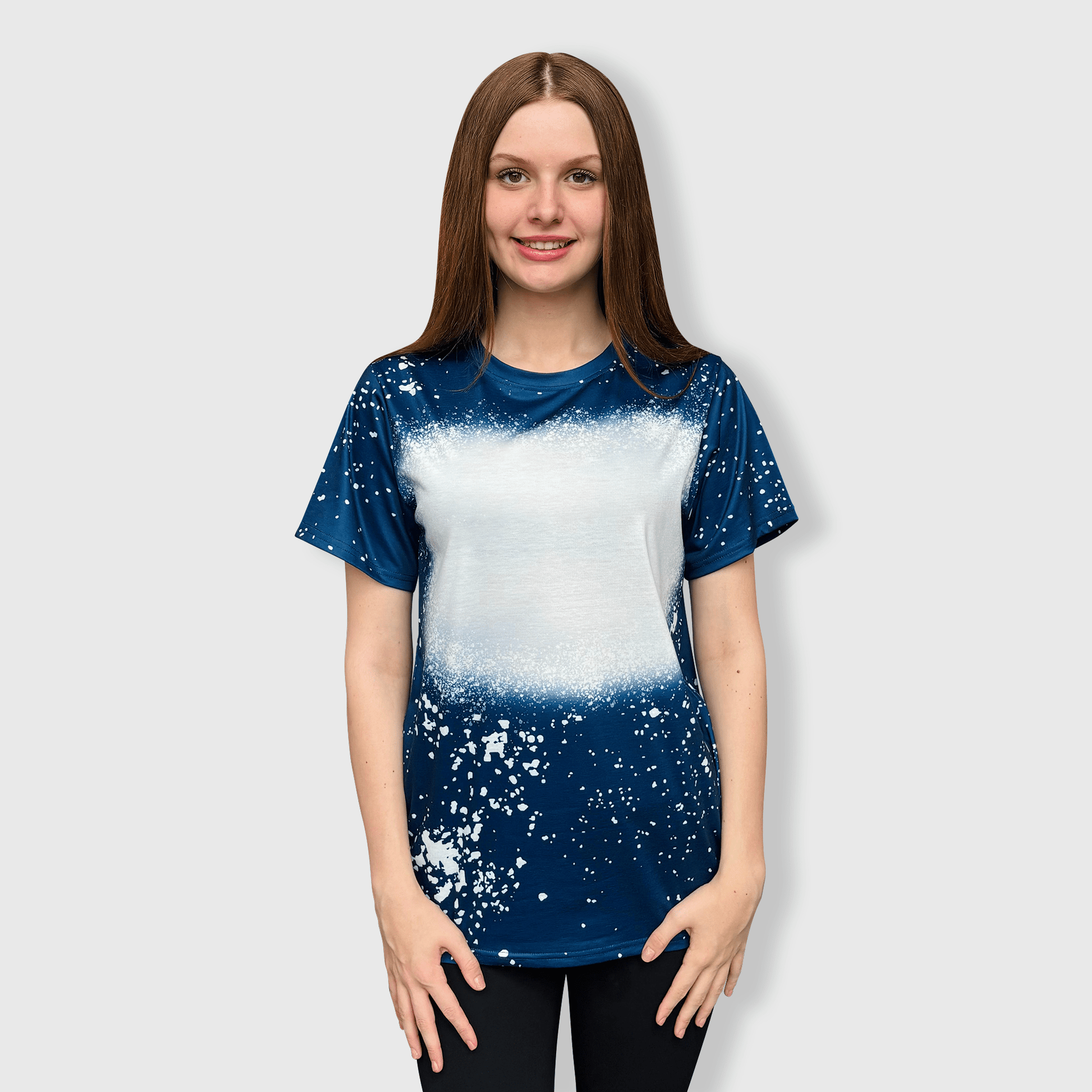 ILTEX Apparel Adult Clothing Navy / Small FAUX Bleached Tees - Adult