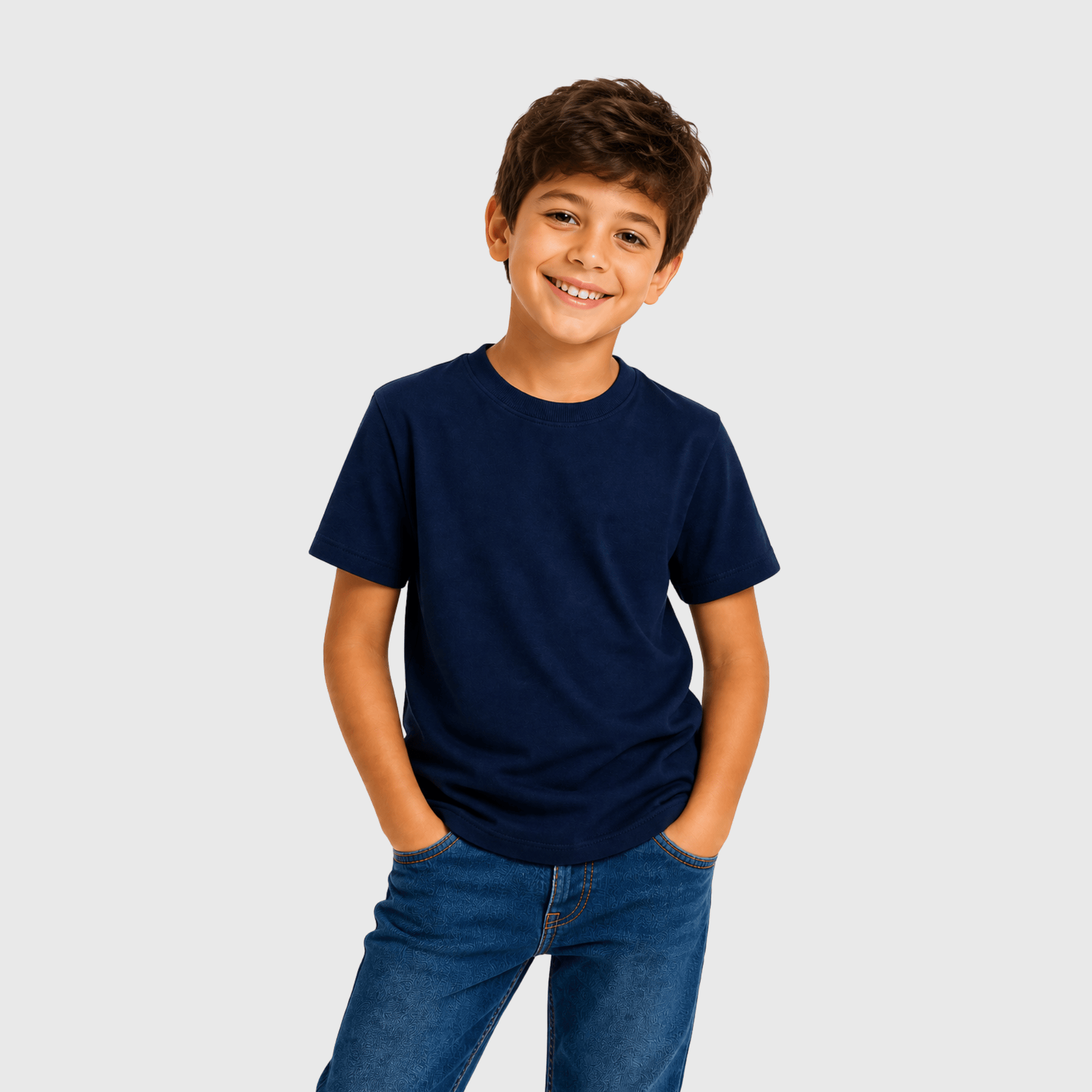 ILTEX Apparel Adult Clothing Navy / Y-XSmall 100% Cotton Unisex Short Sleeve Tees (YOUTH)