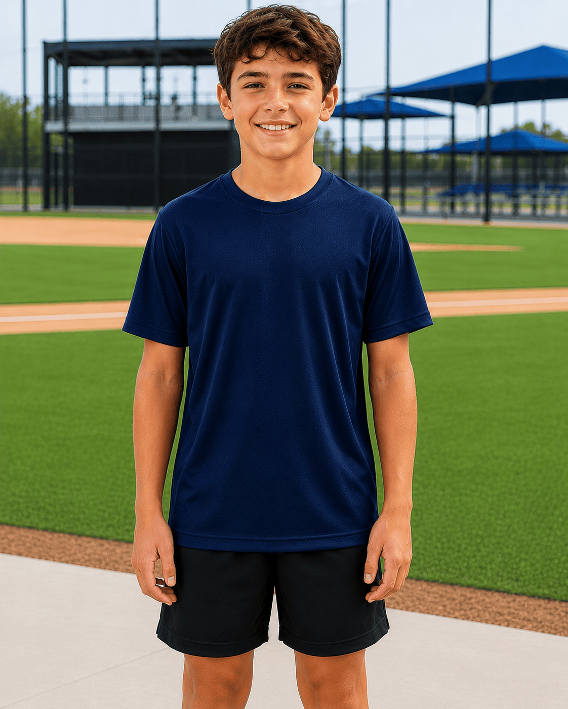 ILTEX Apparel Adult Clothing Navy / Y-XSmall Youth Dri-Fit Performance Tee