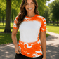 ILTEX Apparel Adult Clothing Orange / Small Scrunched Faux Bleached Tees