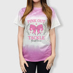 ILTEX Apparel Adult Clothing Pink Out Tackle Breast Cancer – Pink Ombre Adult Tee