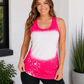 ILTEX Apparel Adult Clothing Pink / Small Faux Bleached Tank Top - Adult