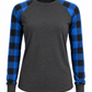 ILTEX Apparel Adult Clothing Plaid Blue Long Sleeves Polyester