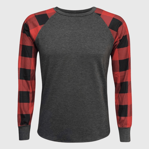 ILTEX Apparel Adult Clothing Plaid Red Long Sleeves Polyester