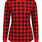 ILTEX Apparel Adult Clothing Plaid Red Shirt