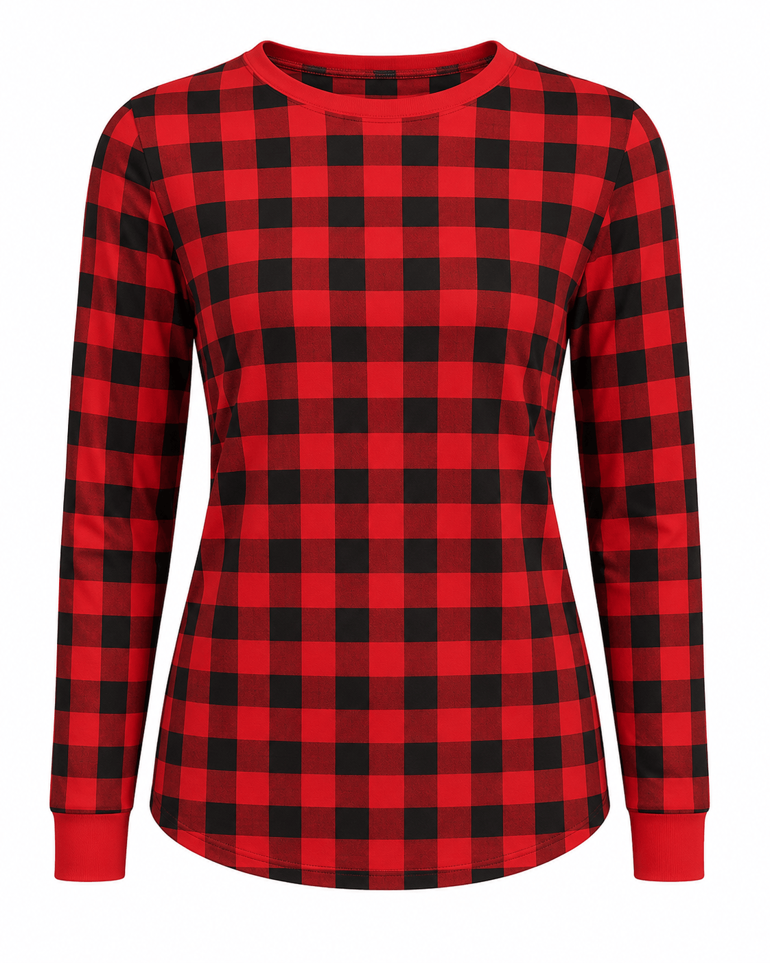 ILTEX Apparel Adult Clothing Plaid Red Shirt