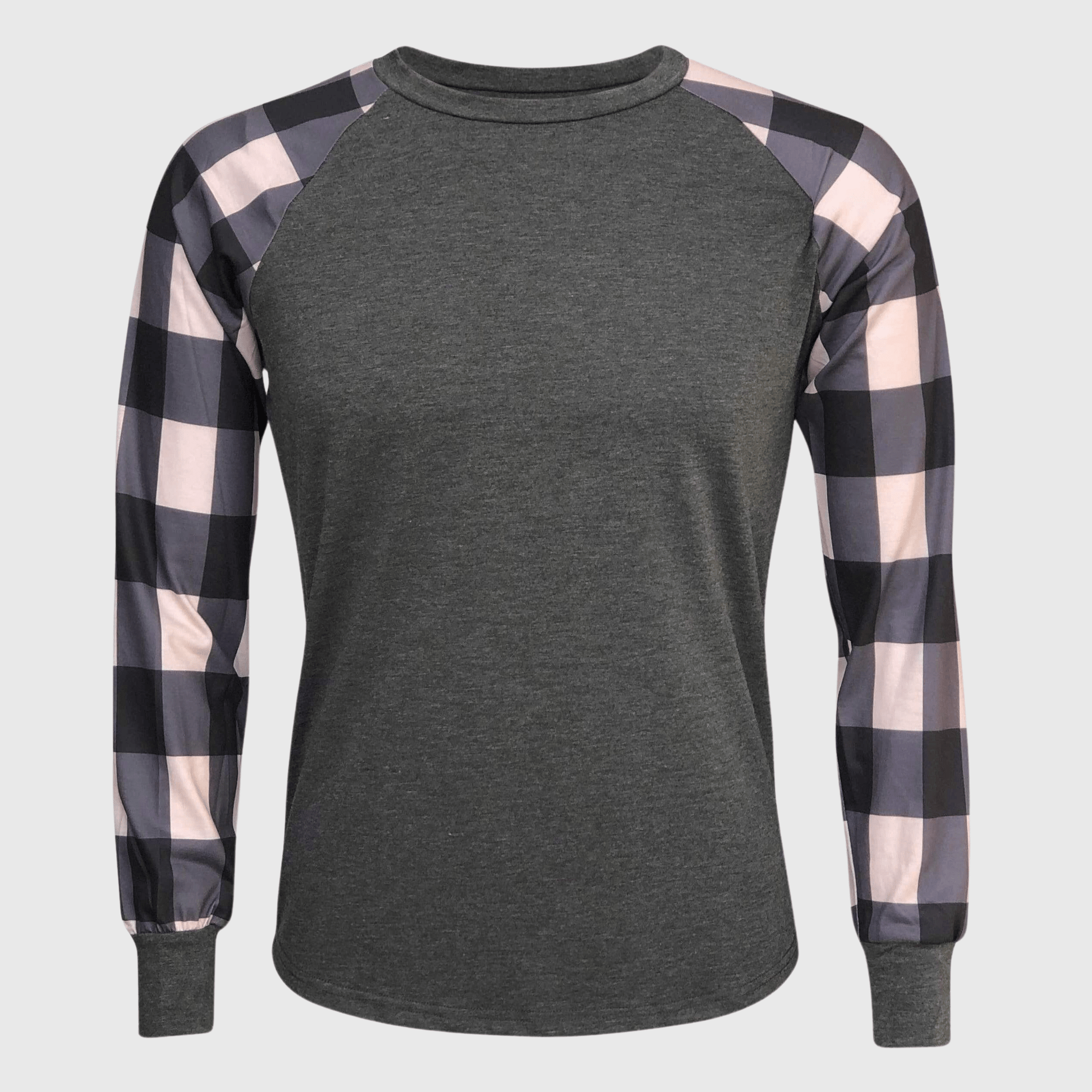 ILTEX Apparel Adult Clothing Plaid Tan Long Sleeves Polyester