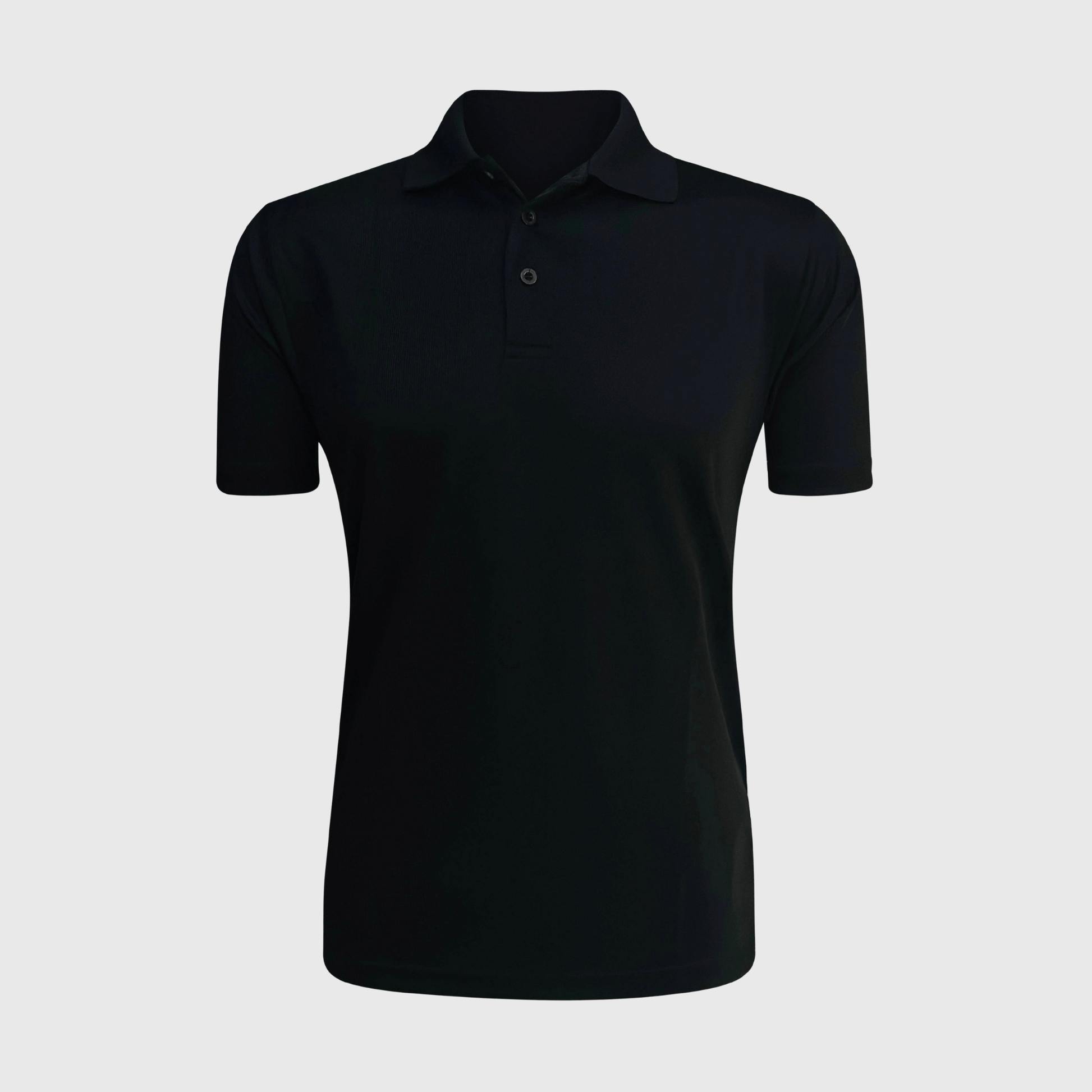 ILTEX Apparel Adult Clothing Polo Shirt Black Polyester