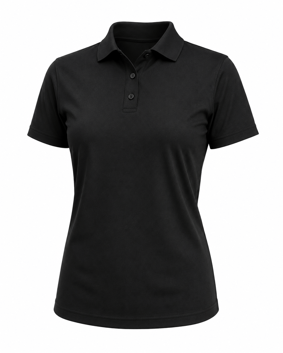 ILTEX Apparel Adult Clothing Polo Shirt Black Polyester