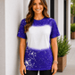 ILTEX Apparel Adult Clothing Purple / Small FAUX Bleached Tees - Adult