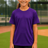 Youth Dri-Fit Performance Tee - Purple