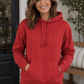 ILTEX Apparel Adult Clothing Red / Small Adult Comfort Plain Pullover Hoodie