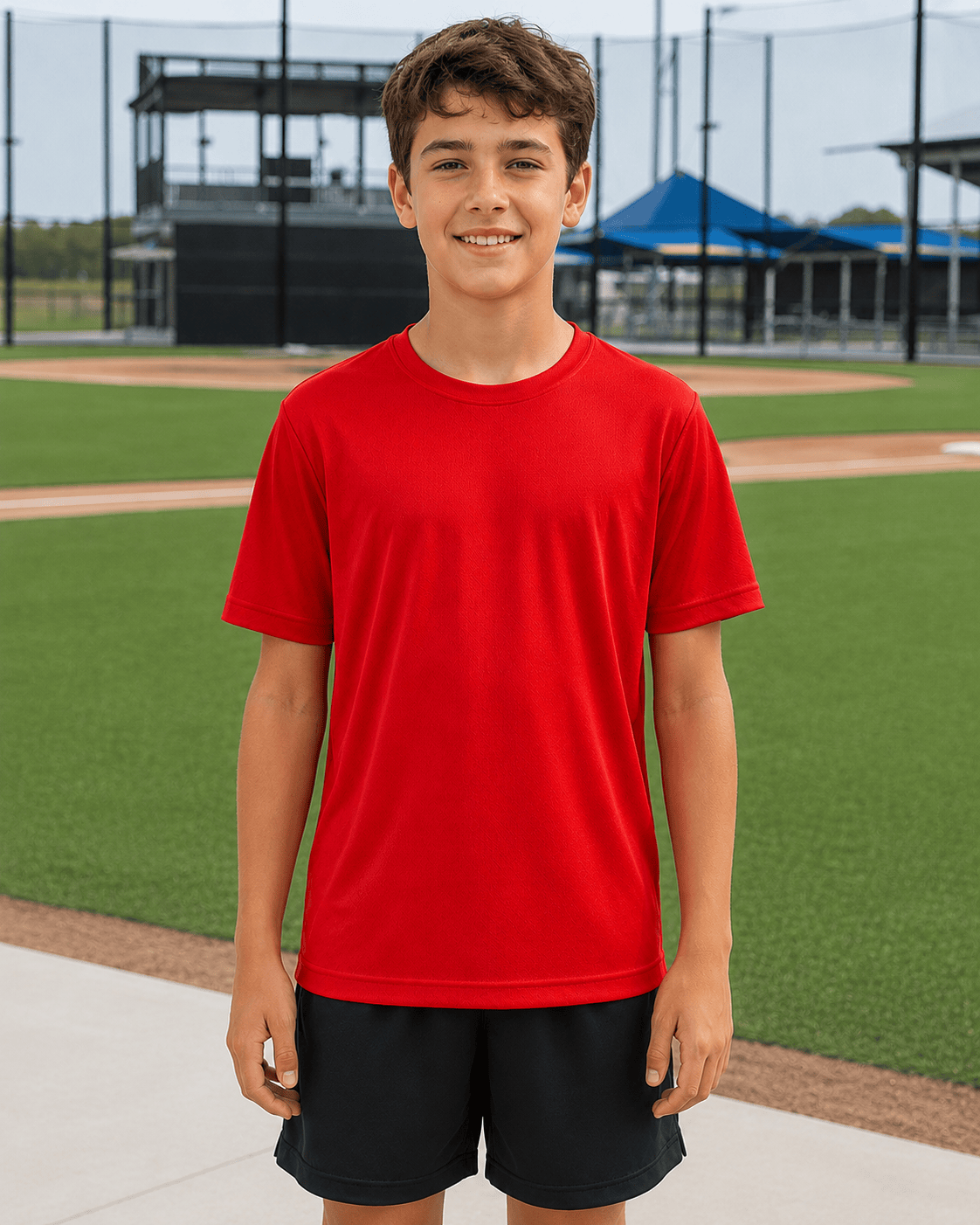 ILTEX Apparel Adult Clothing Red / Y-XSmall Youth Dri-Fit Performance Tee