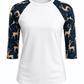 ILTEX Apparel Adult Clothing Reindeer Gold White Polyester Top